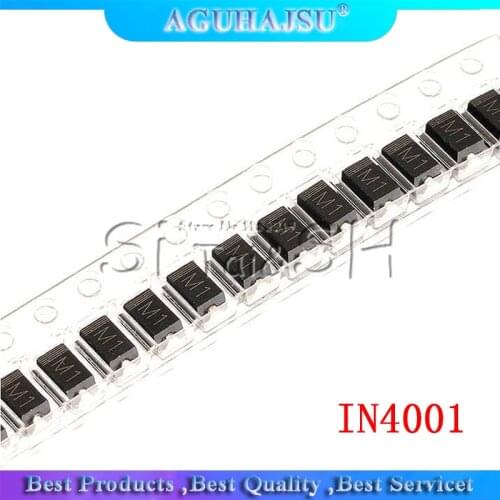 100 PCS IN4001 DIODE SMA M1 1N4001 SMD 1A 50 V Rectifier Diode
