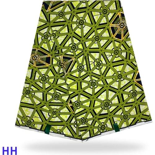 2021 high quality soft real wax fabric African cotton printed womens dress suitable for dress party H210902