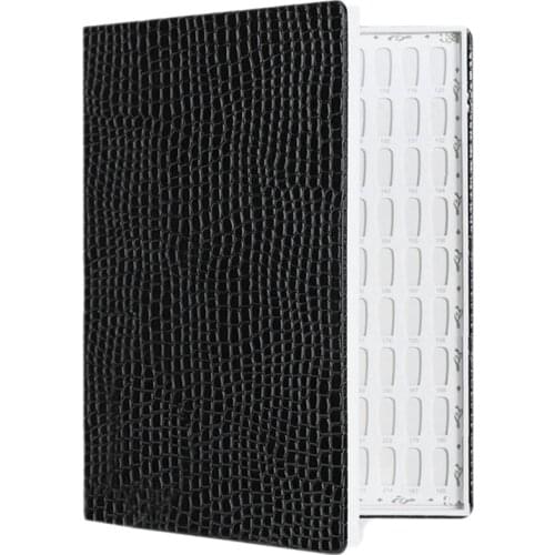 216 Colors Nail Tips Display Book DIY Nail Art Showing Shelf Gel Color Card Chart Painting Display Board