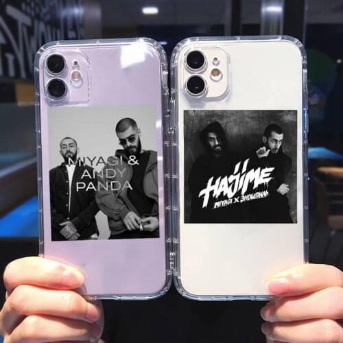 Hajime MiyaGi Andy Panda Accessories Phone Case Transparent soft For iphone 5 5s 5c se 6 6s 7 8 11 12 plus mini x xs xr pro max
