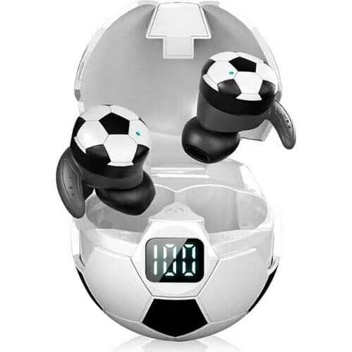 Football Wireless Headphones Sports Bluetooth Earbuds HD Call 9D HIFI Sound Touch Control Auto Matching with Microphone New