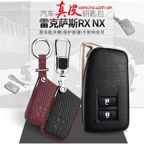 LUCKEASY car key cover for Lexus nx 200t 300h rx 350L 450H 2015 2016 Case Remote Keys Shell leather Free shipping