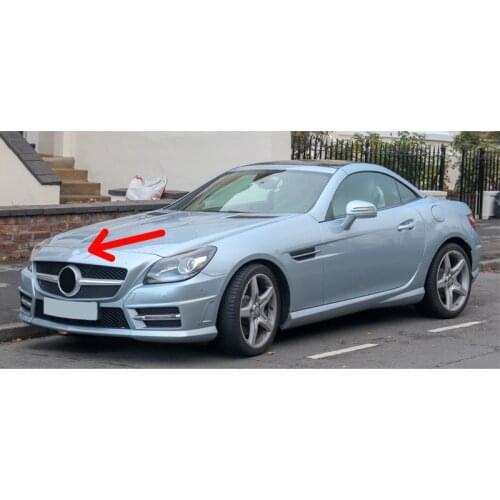 For Mercedes r172 Bumper Star Emblem Front Hood Star Badge SLK/SLC Class 2011-2020 Aftermarket A1298880116
