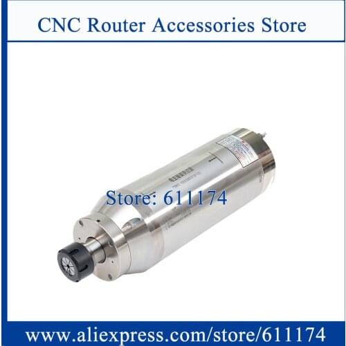 Permanent Torque milling spindle motor 6.5Kw 24000rpm ER32 water cooled spindle motor for metal and stone