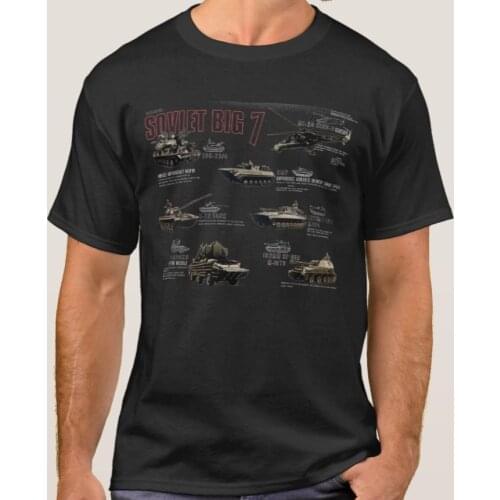 Soviet Army Cold War Weapons Recognition Poster T-Shirt. Summer Cotton Short Sleeve O-Neck Mens T Shirt New S-3XL