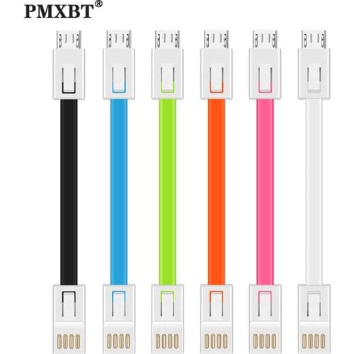 Keychain Mini Portable Short USB Cable For Xiaomi Redmi Samsung Huawei Micro USB Type C Cord 2A Fast Charging Data USB C Cable