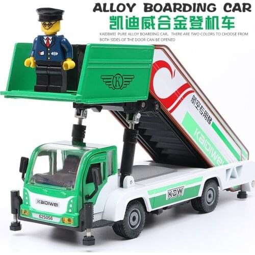 1:43 High simulation Alloy Car Model Airport Passenger Stairway Car Metal Diecasts Toy Compatible with building blocks figure