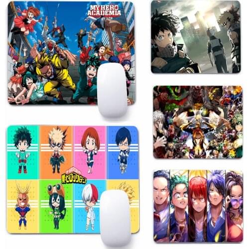 My Hero Academia Cool 22x18cm Mouse Pad Computer Small Mouse Non-slip Pad Desktop Keyboard Pad Office Mouse Mat