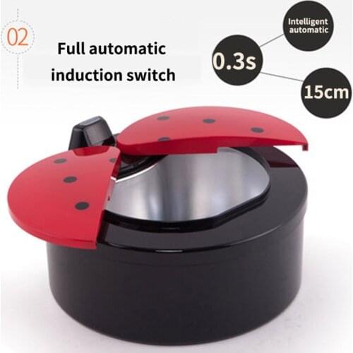 Smart Sensor Trash Can Automatic Electronic Garbage Bin Home Office Leisure Storage Bucket Mini 2L Desktop Intelligent Trash Bin