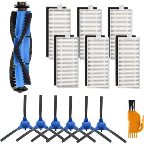 14Pcs Vacuum Accessories Filters Brushes Replacement Kit Compatible for Eufy Robovac 11S 30 30C 15C 12 parts