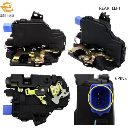 3B4839015BC REAR LEFT SIDE DOOR LOCK ACTUATOR FOR VW T5 TRANSPORTER 2003