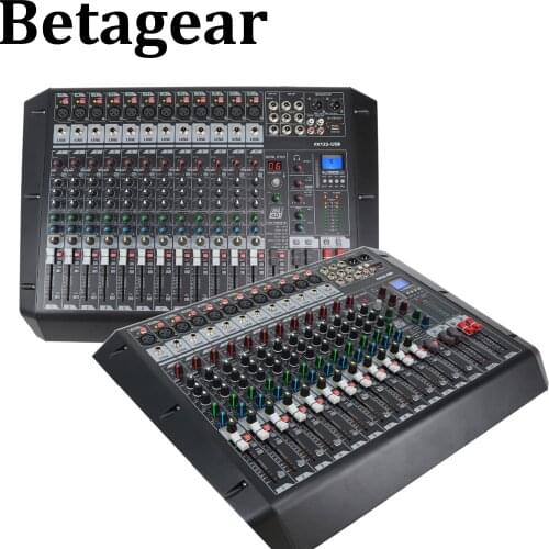 Betagear professional digital mixing console fx122 controladora dj mixer controladora stage audio line array speaker professio