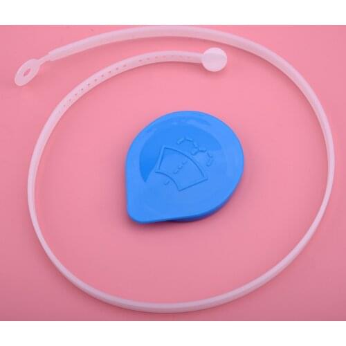 Blue Plastic Windshield Washer Reservoir Bottle Lid Cap Fit For Honda Civic CR-V FR-V