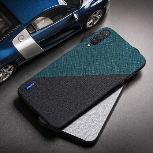 Mi 9T 9 Pro Slim Fabric Skin Cover For Xiaomi Mi Note 10 Lite 8 SE A3 Case Texture Leather Back Phone Coque For Xiomi Mi 10 Lite
