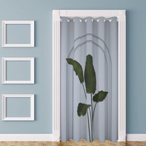 Curtain Curtains Hole-free Polyester Simple And Fresh For Bathroom Kitchen Room Windshield 120x200cm Durable Wind Choke