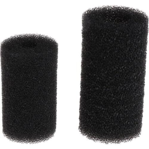 5 Pcs Sponge Aquarium Filter Protector Cover For Fish Tank Inlet Pond Black Foam