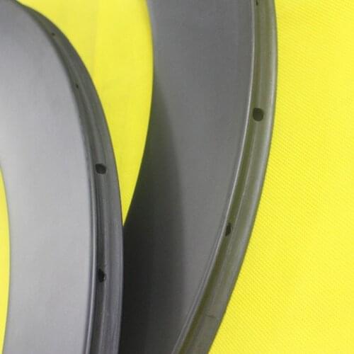 88mm UD matte fixed gear or track bicycle tubular carbon rims 28 holes fixie single speed bike