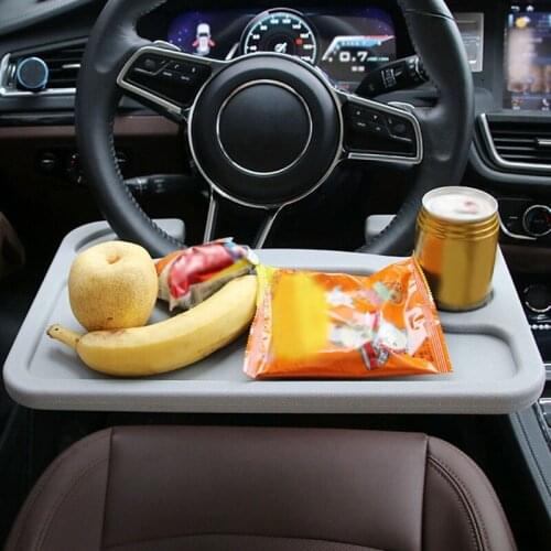 Car Steering Wheel Laptop Holder Car Dinner Tray Tray Steering Wheel Rack Computer Desk Tray Car Drink Holder Car Accessories