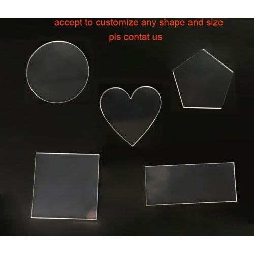 Large Clear Extruded Circle Acrylic Discs Plexiglass Sheet For picture frames Round Cake Disks Holders DIY Craft Bake Goods Tool