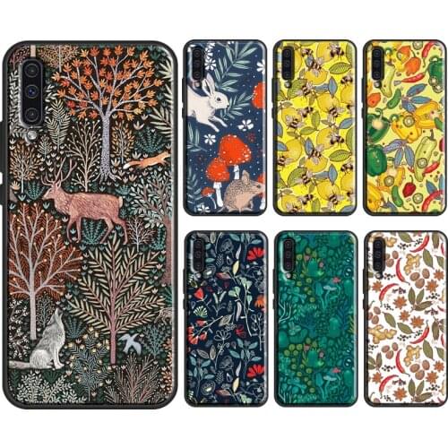 Wild Forest Animal Soft Case For Samsung A21S A20e A10 A20 A40 A50 A70 A12 A52 A11 A31 A41 A51 A71 M31 Coque