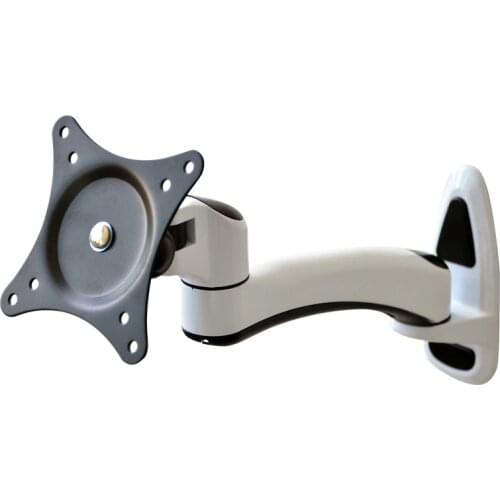 Aluminum Alloy 15"-27" LCD LED Monitor Holder Rotary Revolving TV Wall Mount Rack Monitor Support Max.Load 8KGS