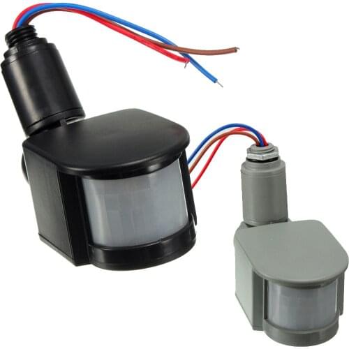 Hot Outdoor 12V DC Automatic Infrared PIR Motion Sensor Switch for LED Light, Black