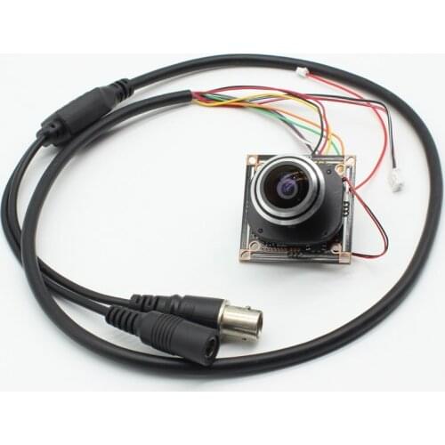 HD 2mp AHD TVI CVI CVBS 4in1 CCTV Camera Module CMOS PCB board Security, 1.7mm fisheye lens