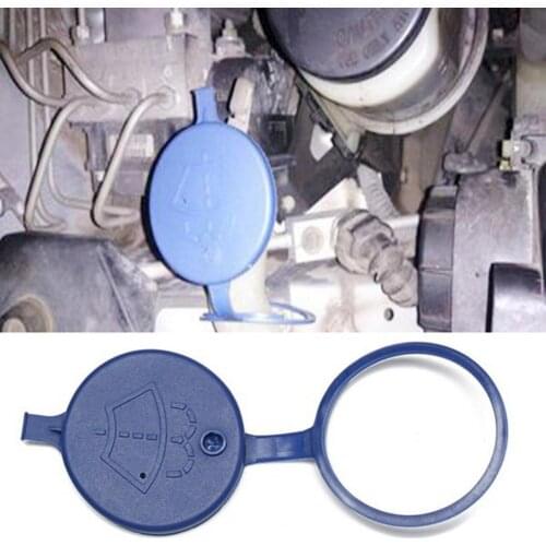 Washer Bottle Cap Heat Resistance with Air Circulation Hole Blue Tank Windscreen Wiper Reservoir Cap for Peugeot