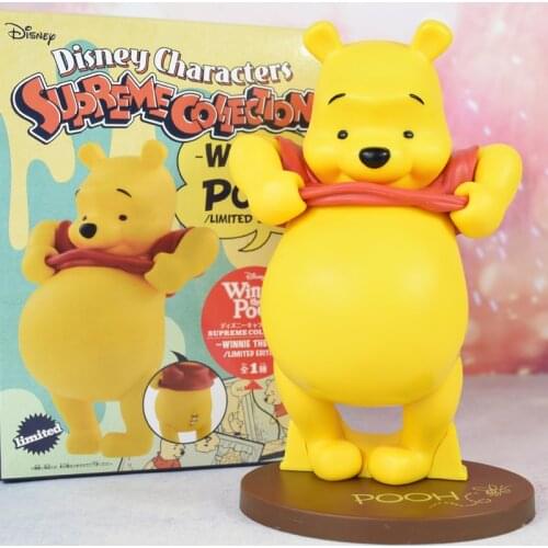 Genuine movie figures Disney toys Winnie the Pooh limited collection cute Figurine model dolls with box 22.5CM