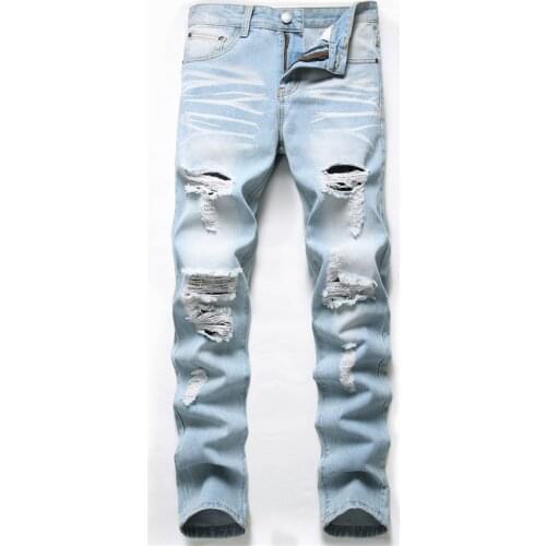 Newsosoo Mens Autumn Jeans