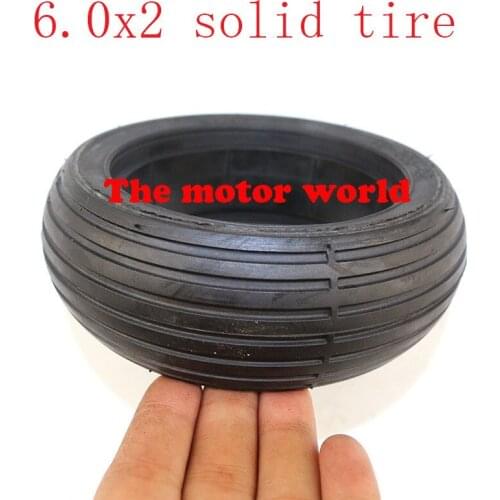 6.0x2 rubber solid tire6*2 fits for Electric Balanced Car Electric Scooter high quality