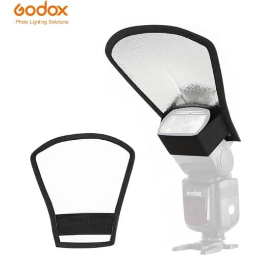 Universal Flash Diffuser Softbox Silver White Reflector for Canon Nikon Pentax Yongnuo Speedlite Photography Studio Photo