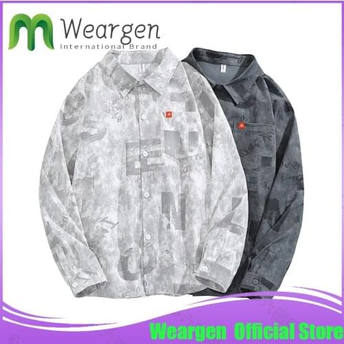 WEARGEN Mens Casual Shirts