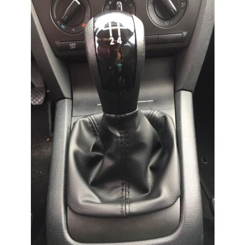 For Skoda Octavia 2 A5 MK2 2004 2005 2006 2007 2008 2009 2010 2011 2013 5/6 Speed Car Gear Shift Knob Lever Shifter Gaiter Boot