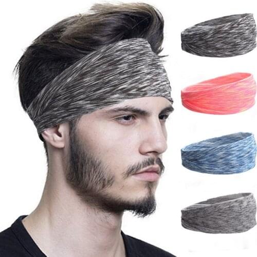 1/2Pcs Anti-sweat Take The Lead In Cycling Sports Sweat-wicking Headband Elastic Yoga Hair Band Sports Headwear Unisex Band