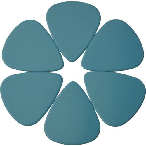 100pcs New Medium 0.71mm Blank Guitar Picks Plectrums Solid Light Blue Celluloid