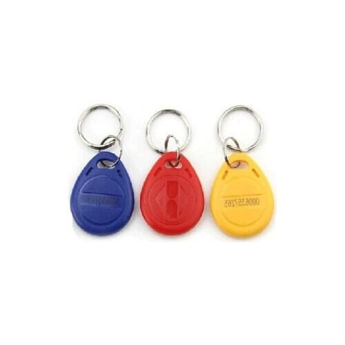 No. 2; 100pcs 125Khz RFID Proximity Keyfobs Ring Access Control Card Rfid Red Yellow Blue Tags