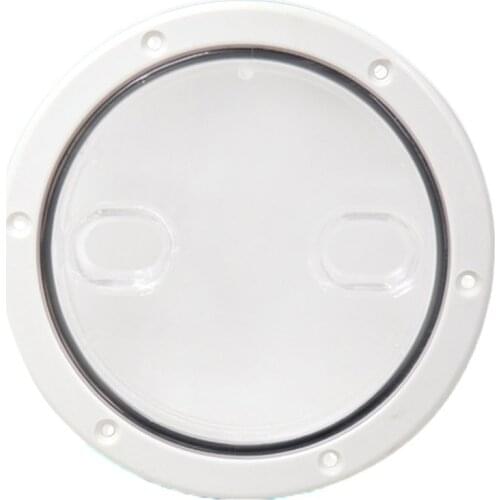 4/6 Inch Round Access Cover Weather-Resistant Detachable Inspection Plate Boat Deck Screw Out Hatch Cover Boat Accessories