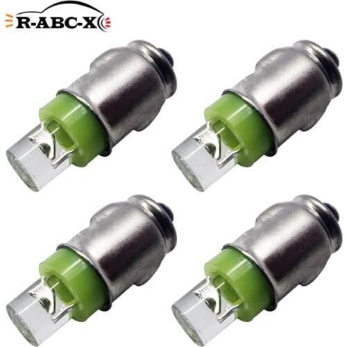 4x Lucas Type Bottom '-' 12V White 6K Bulb Warning DASHBOARD Lamps Smiths Gauges LLB281 GLB281 BA7s RED GREEN BLUE AMBER YELLOW