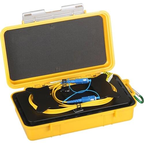 Good Quality 500M 1KM 2KM SC/UPC SM Fiber optic OTDR launch cable box