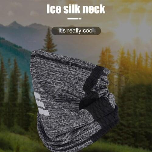 Summer Cooling Sun Block Cycling Mask Breathable Face Cover Soft Comfortable Fabric Riding Mask for Outdoor Sports