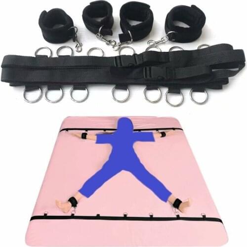 Sex Toys for Couples Adult Sex Products Erotic Bondage Bed Games BDSM Sex Women Handcuffs Ankle Cuff Restraints Sex Furniture