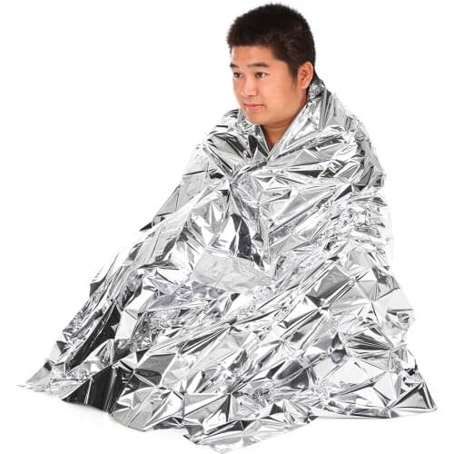 Silver Climbing Outdoor Survival Kits Rescue Equipment Emergency Survival Tool Hunting Emergency Blanket