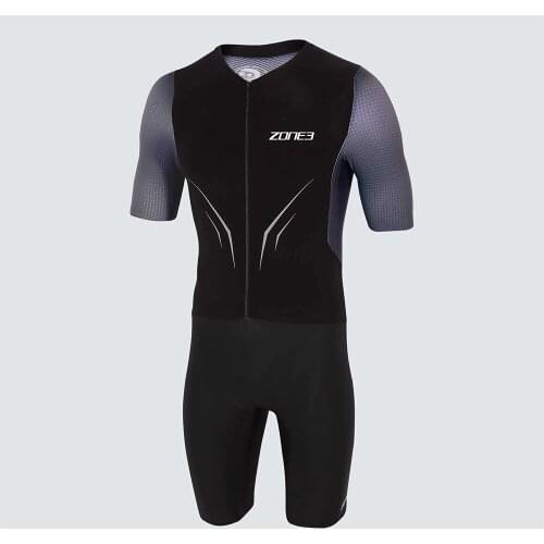 Zone3 Team Triathlon Cycling Jersey Men One Piece Racing Bicycle Jumpsuit Short Sleeve Cycling Skinsuit Uniform Ropa Ciclismo