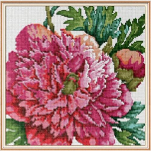 Everlasting Love Peony Chinese 5d Diamond Painting Full Square Christmas Decorations For Home Wedding Halloween Navidad Gift
