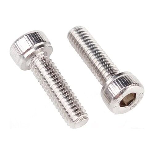 M6 Stainless Steel Screws Allen Hex Socket Head Screw Bolt Fastener M6*10mm/12mm/16mm/20mm/25mm/30mm/35mm/40mm/45mm/50mm/60mm
