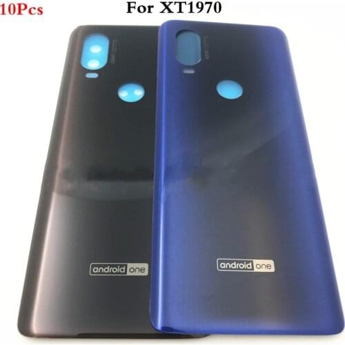 10Pcs Glass Battery Door Back Cover Housing Case For Motorola One Vision P50 XT1970