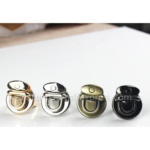 1x Metal Push Lock closure catch clasp Bag tongue buckles Leather Craft Women Bag Purse Handbag Shoulder Bag Accessories
