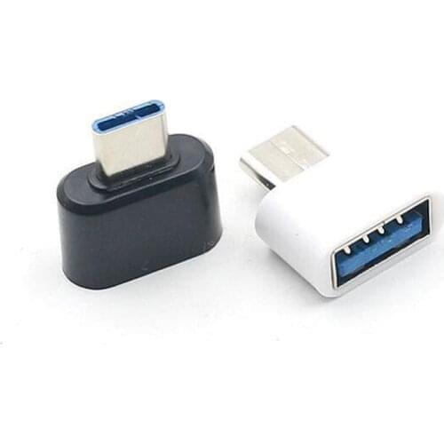 2000pcs USB Female to USB-C Type C 3.1 OTG Male Data Adapter For Samsung S8 LG G6 G5 V20 OnePlus 2 3 Huawei P9 P10 Plus mate9