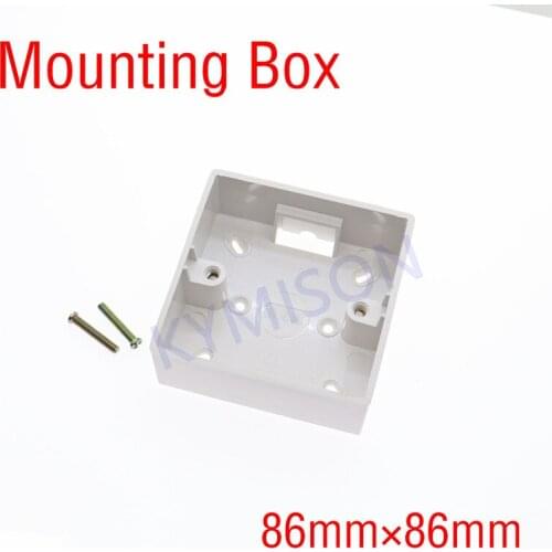 10pcs External Mounting Box 86mm*86mm*34mm for 86mm*86mm Standard Switches and Sockets Apply For Any Position of Wall Surface